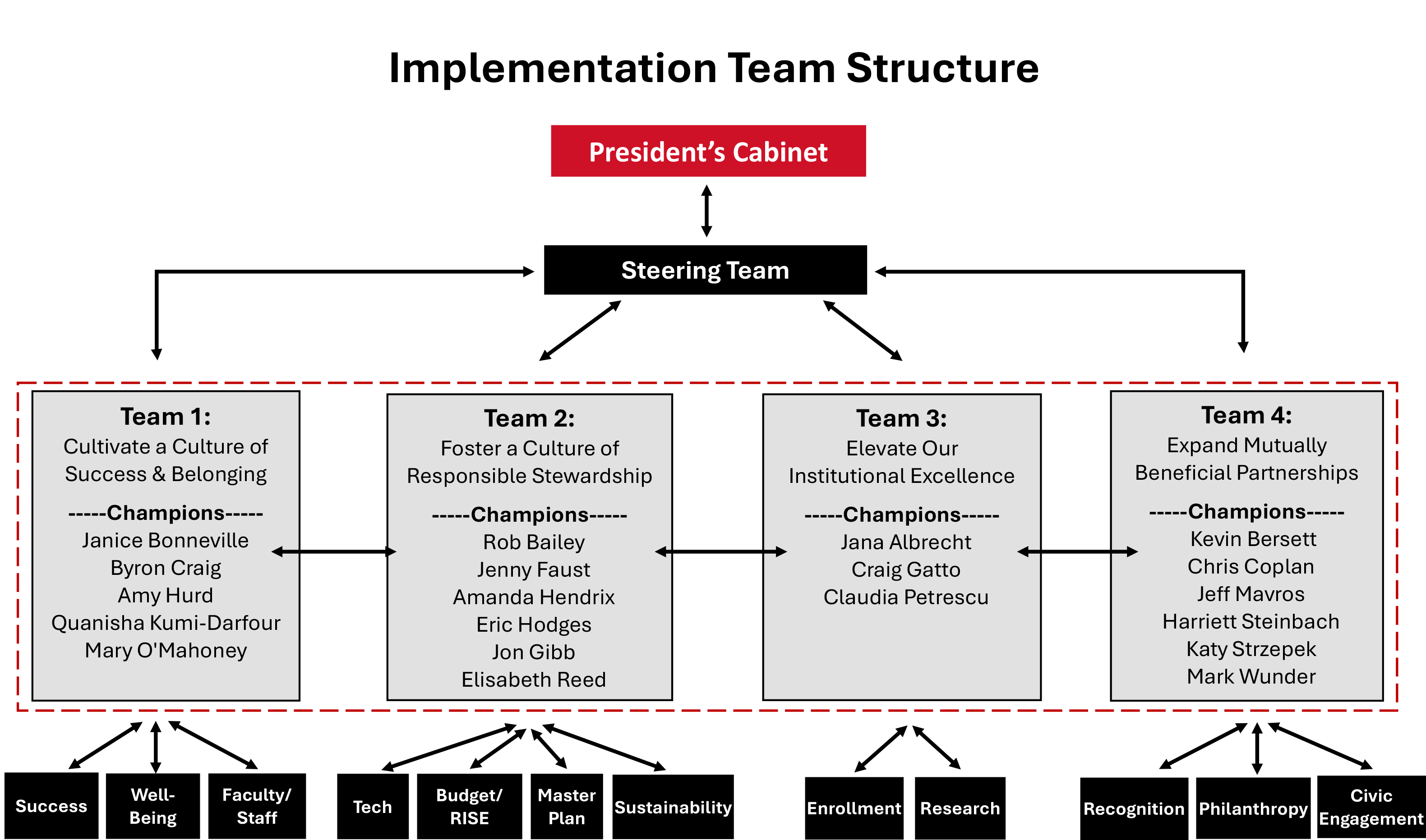 Implementation Team Structure